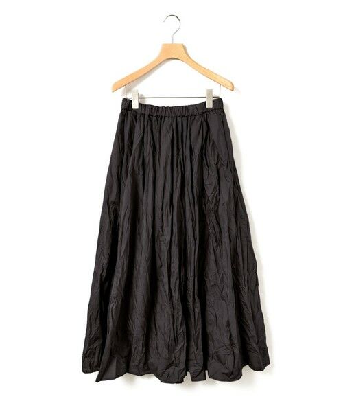 MARMARMAR / マーマーマー ミニ・ひざ丈スカート | MARMARMAR タックボリュームスカート（ブラック(color99)）