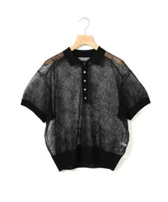 MARMARMAR / マーマーマー ニット・セーター | MARMARMAR レースニットポロ