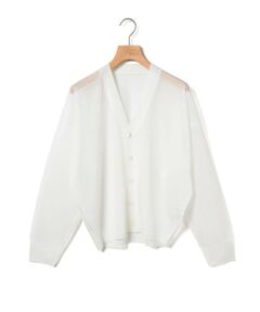 MARMARMAR / マーマーマー カーディガン・ボレロ | MARMARMAR シアーニットカーディガン