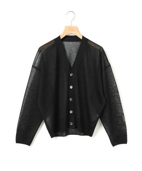 MARMARMAR / マーマーマー カーディガン・ボレロ | MARMARMAR シアーニットカーディガン（ブラック(color99)）