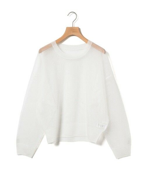 MARMARMAR / マーマーマー ニット・セーター | MARMARMAR メッシュニットプルオーバー（オフホワイト(color11)）