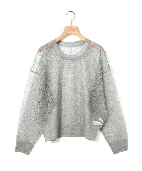 MARMARMAR / マーマーマー ニット・セーター | MARMARMAR メッシュニットプルオーバー（グレー(color91)）