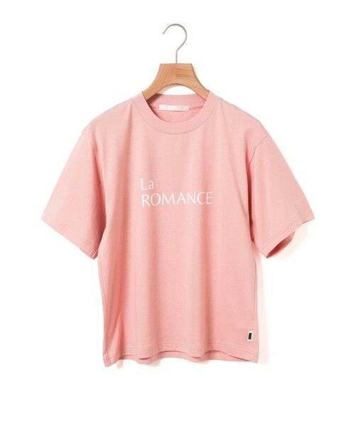 MARMARMAR / マーマーマー Tシャツ | MARMARMAR プリントTシャツ(La ROMANCE)（ピンク×ホワイト(color41)）