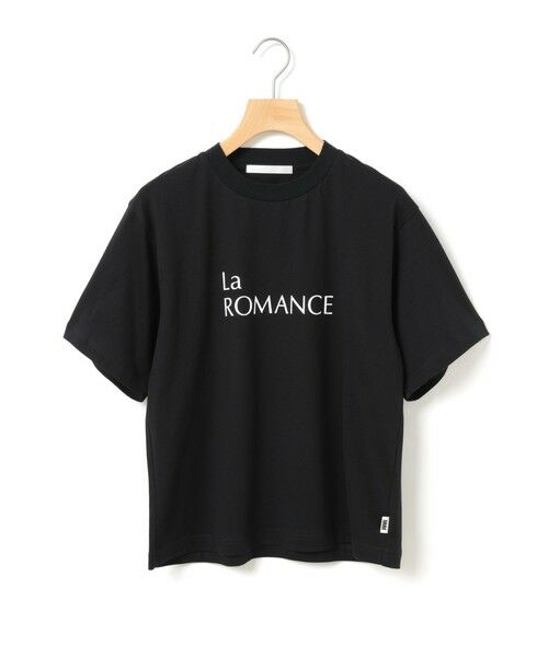 MARMARMAR / マーマーマー Tシャツ | MARMARMAR プリントTシャツ(La ROMANCE)（ブラック×ホワイト(color99)）