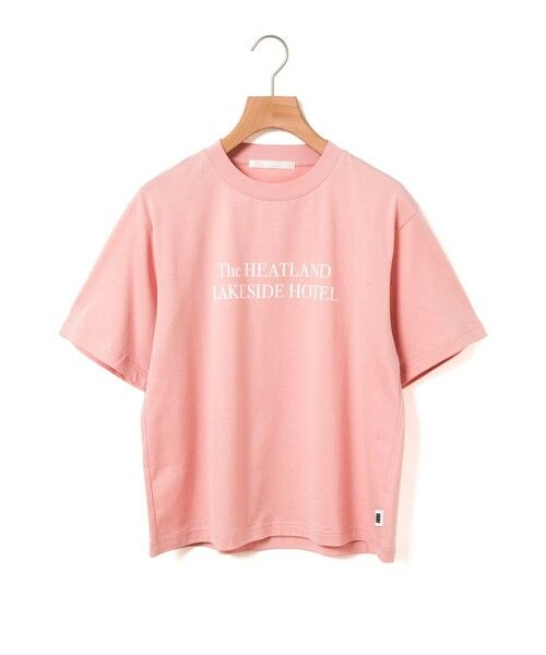 MARMARMAR / マーマーマー Tシャツ | MARMARMAR プリントTシャツ(HOTEL)（ピンク×ホワイト(color41)）
