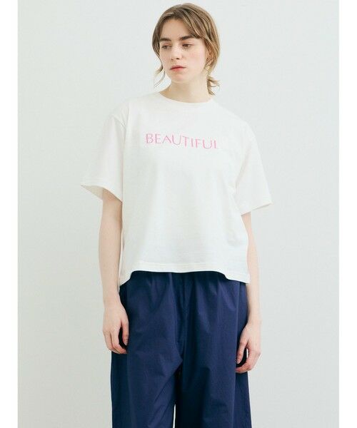 MARMARMAR / マーマーマー Tシャツ | MARMARMAR プリントTシャツ(BEAUTIFUL) | 詳細7