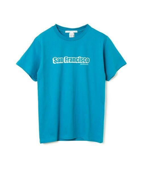 MARMARMAR / マーマーマー Tシャツ | MARMARMAR プリントT (san francisco)(ブルー×ホワイト(color31))
