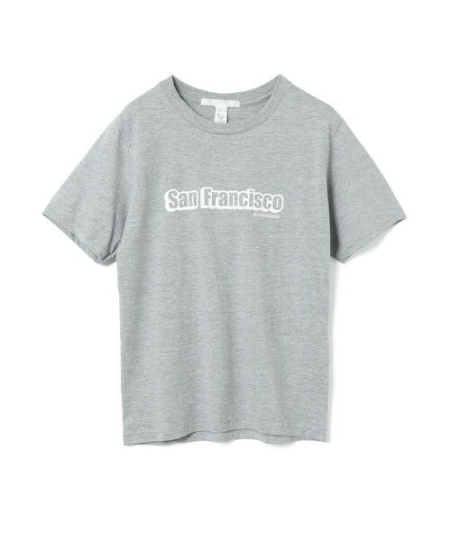 MARMARMAR / マーマーマー Tシャツ | MARMARMAR プリントT (san francisco)(グレー×ホワイト(color91))