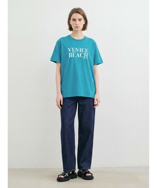 MARMARMAR / マーマーマー Tシャツ | MARMARMAR プリントT (VENICE)（ブルー×ホワイト(color31)）