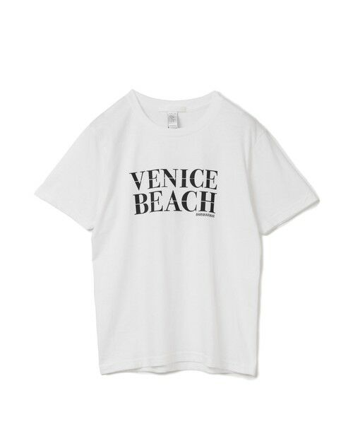 MARMARMAR / マーマーマー Tシャツ | MARMARMAR プリントT (VENICE)（ホワイト×ブラック(color10)）