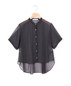 MARMARMAR / マーマーマー シャツ・ブラウス | MARMARMAR バックフレアハーフスリーブシャツ