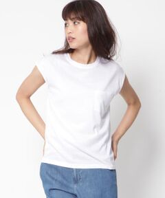 【socolla】無地シンプルフレンチスリーブTシャツ