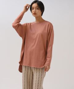 【socolla】ラウンドカットロングスリーブTシャツ