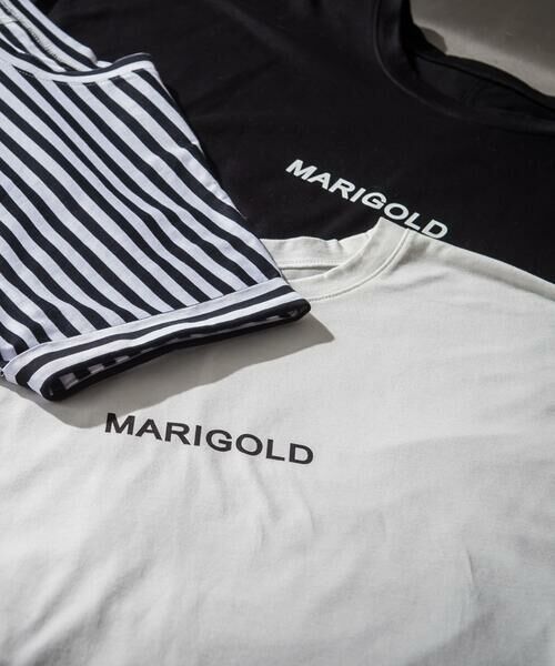 MAYSON GREY / メイソングレイ Tシャツ | MARIGOLDロゴTシャツ≪洗濯機で洗える≫ | 詳細1