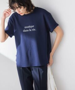 ジョーゼットロゴTシャツ≪洗濯機で洗える≫