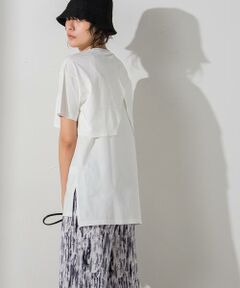 【socolla】【2点セット】レイヤードセットTシャツ≪洗濯機で洗える≫