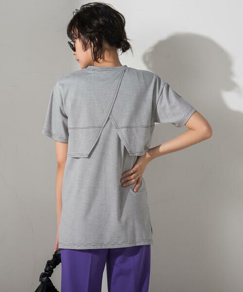 MAYSON GREY / メイソングレイ Tシャツ | 【socolla】【2点セット】レイヤードセットTシャツ≪洗濯機で洗える≫ | 詳細21