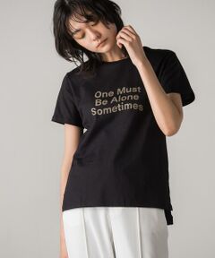 【socolla】ウェイブロゴTシャツ≪洗濯機で洗える≫