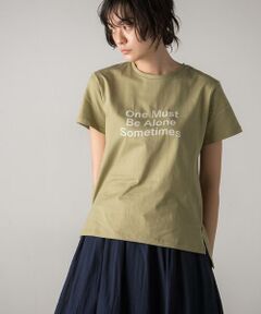 【socolla】ウェイブロゴTシャツ≪洗濯機で洗える≫