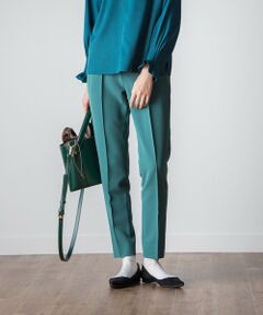 【2022AW 叶えるパンツ】 SOPHIAセンターシームテーパードパンツ≪洗濯機で洗える≫