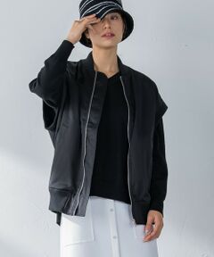 MAYSON GREY / メイソングレイ ダウンジャケット・ベスト | デニムドッキングMA1ベスト≪手洗い可能≫