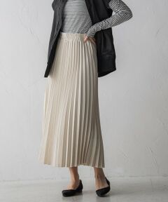 MAYSON GREY / メイソングレイ ミニ・ひざ丈スカート | NEWスウェードタッチプリーツスカート≪手洗い可能≫