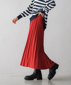 MAYSON GREY / メイソングレイ ミニ・ひざ丈スカート | NEWスウェードタッチプリーツスカート≪手洗い可能≫