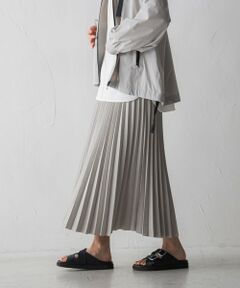 MAYSON GREY / メイソングレイ ミニ・ひざ丈スカート | NEWスウェードタッチプリーツスカート≪手洗い可能≫