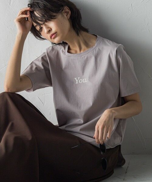 MAYSON GREY / メイソングレイ カットソー | YouロゴTシャツ≪洗濯機で洗える≫ | 詳細22