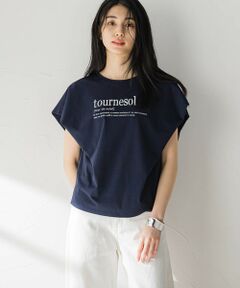 プレーティングタックプリントTシャツ≪洗濯機で洗える≫