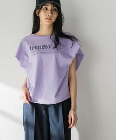 プレーティングタックプリントTシャツ≪洗濯機で洗える≫