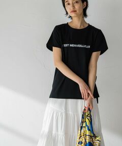 MAYSON GREY / メイソングレイ カットソー | ロゴプリントベーシックTシャツ≪洗濯機で洗える≫