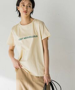 ロゴプリントベーシックTシャツ≪洗濯機で洗える≫