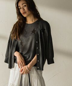 MAYSON GREY / メイソングレイ ニット・セーター | スターインターシャニットカーディガン≪手洗い可能/アンサンブル対応≫