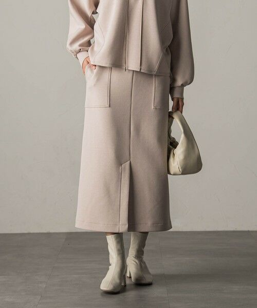 MAYSON GREY / メイソングレイ ミニ・ひざ丈スカート | 【2023AW】Aラインベイカーダンボールスカート≪セットアップ対応/洗濯機で洗える≫ | 詳細12