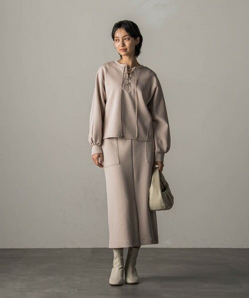 MAYSON GREY / メイソングレイ ミニ・ひざ丈スカート | 【2023AW】Aラインベイカーダンボールスカート≪セットアップ対応/洗濯機で洗える≫ | 詳細18