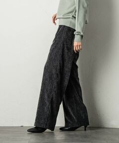 MAYSON GREY / メイソングレイ その他パンツ | ストレッチベロアストレートパンツ≪洗濯機で洗える≫