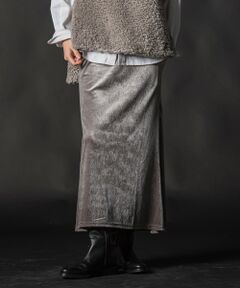 MAYSON GREY / メイソングレイ ミニ・ひざ丈スカート | ベロアナロースカート≪洗濯機で洗える≫