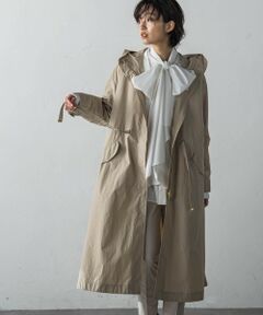 MAYSON GREY / メイソングレイ ダッフルコート | 撥水ドロストフーディーコート≪手洗い可能≫