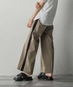 WATER　REPELLENTサイドラインワイドパンツ≪手洗い可能≫