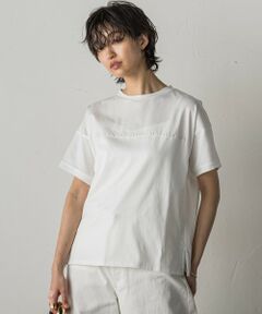 エンボスロゴTシャツ≪手洗い可能≫