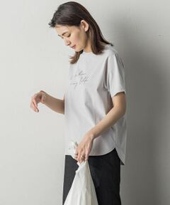 ハンドメッセージロゴTシャツ≪洗濯機で洗える≫