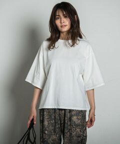 MAYSON GREY / メイソングレイ カットソー | 配色ステッチBIG Tシャツ≪洗濯機で洗える≫
