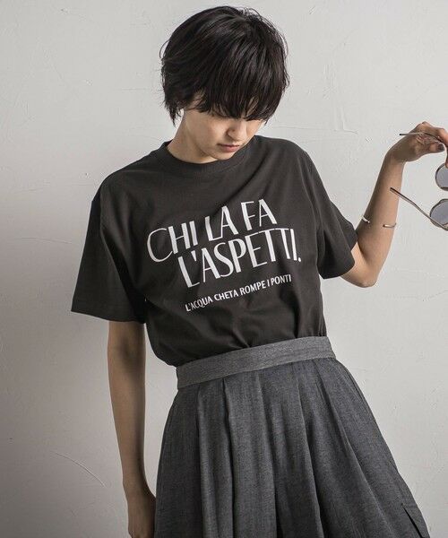 MAYSON GREY / メイソングレイ カットソー | 【WEB限定】CHI LA FA Tシャツ≪洗濯機で洗える≫ | 詳細2