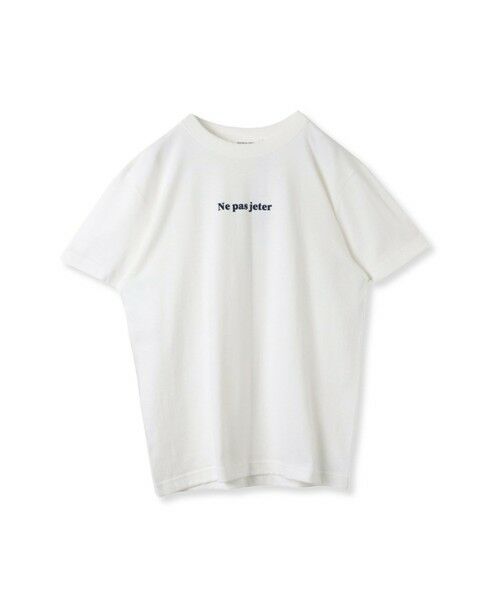 MAYSON GREY / メイソングレイ カットソー | 【WEB限定】Ne pas jeter Tシャツ≪洗濯機で洗える≫ | 詳細4