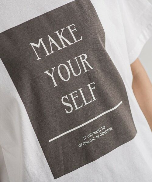 MAYSON GREY / メイソングレイ カットソー | 【WEB限定】MAKE YOUR SELF Tシャツ≪洗濯機で洗える≫ | 詳細6