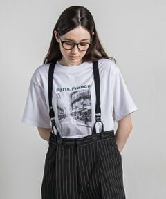 フォトプリントカラーロゴTシャツ≪洗濯機で洗える≫