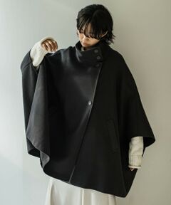 MAYSON GREY / メイソングレイ ダッフルコート | 【カタログ掲載】スタンドカラーポンチョ