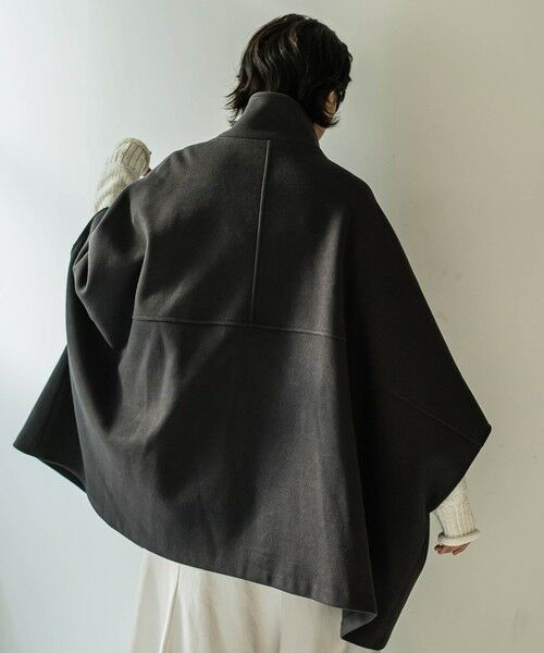 MAYSON GREY / メイソングレイ ダッフルコート | 【カタログ掲載】スタンドカラーポンチョ | 詳細14