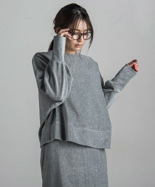 MAYSON GREY / メイソングレイ カットソー | 【WEB限定】【一部店舗限定】ラメコーデュロイプルオーバー≪手洗い可能≫ | 詳細12